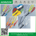 hook loop cable tie, sample free Special type cable tie high quality Self-locking,releasable plastic cable tie wholesale